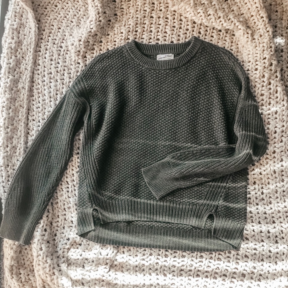 Universal Thread Cable Knit Sweater